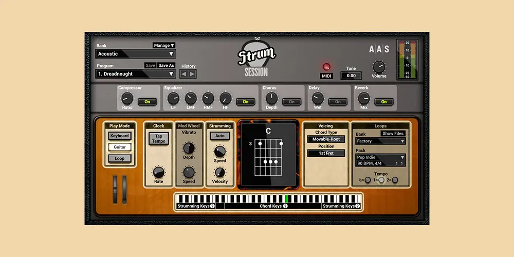 Applied Acoustics Systems Strum Session